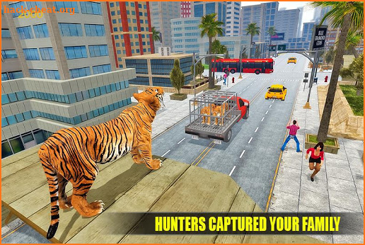 Angry Tiger City Attack: Wild Animal Fighting Game screenshot