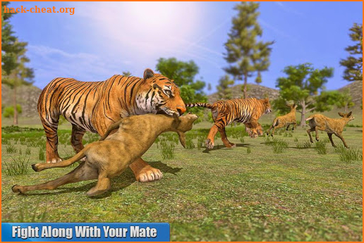 Angry Tiger Family Sim City Attack screenshot