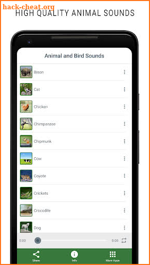 Animal and Bird Sounds screenshot