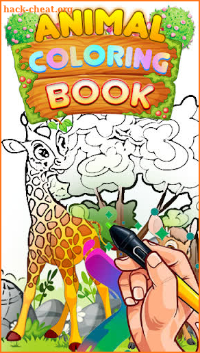 Animal Coloring Book Games screenshot