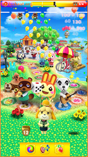Animal Crossing New Bubble Shooter screenshot