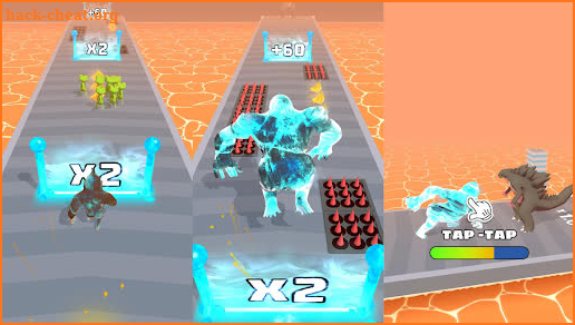 Animal Duel: Run with Kaiju Evolution screenshot