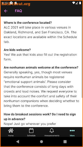 Animal Liberation Conference screenshot