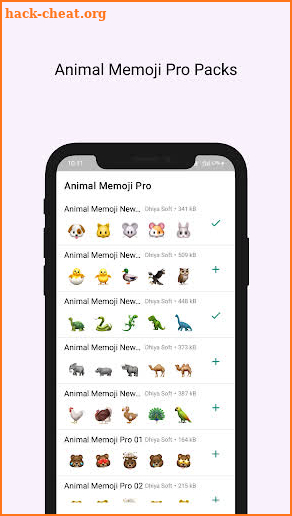 Animal Memoji Pro screenshot