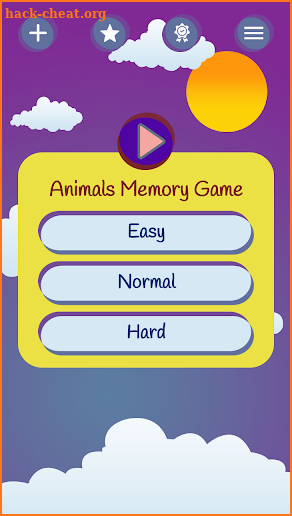 Animal Memory Match Card Game screenshot