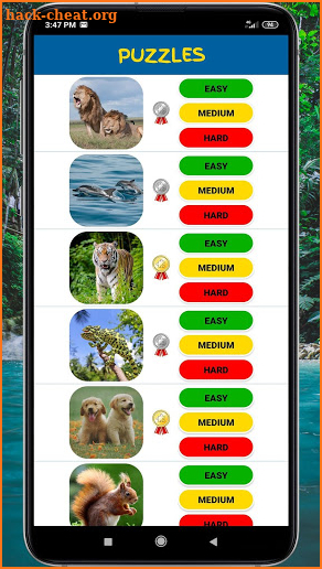 Animal Puzzles screenshot