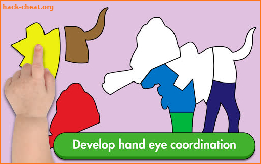 Animal Shape Building Puzzles for preschool kids screenshot
