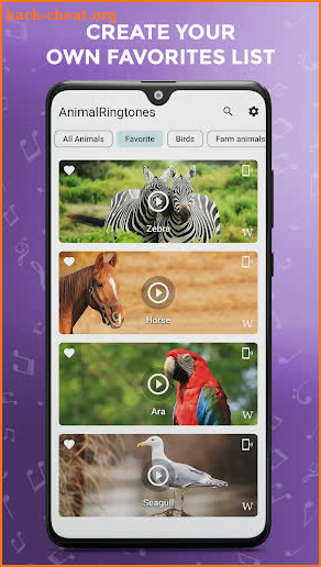 Animal Sounds and Ringtones screenshot