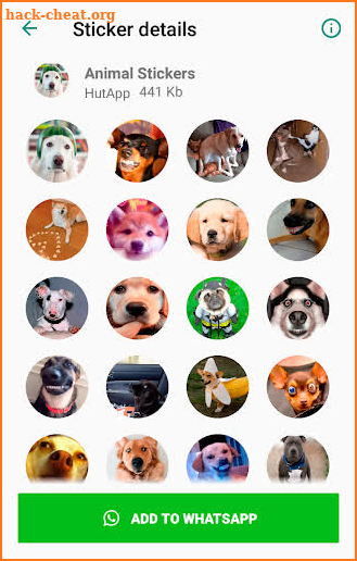 Animal Stickers for WhatsApp screenshot