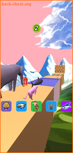 Animal Transform Pusher Race 3D screenshot