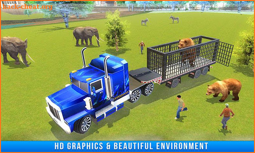 Animal Transport Truck Driving Game 2018 screenshot