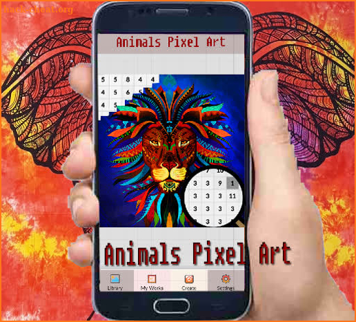 Animals Color By Number-Pixel Art screenshot