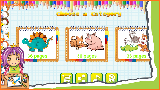 Animals Coloring Book (Full) screenshot