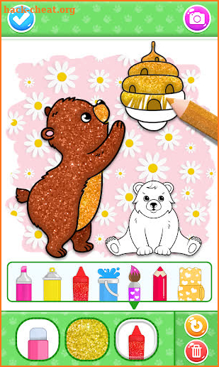 Animals Coloring Book Glitter screenshot