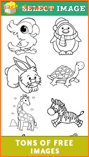 Animals Coloring Book Pages For Kids and Adults screenshot