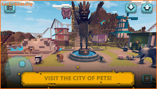 Animals Craft: Block World Exploration. Pet Games screenshot