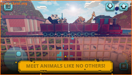 Animals Craft: Block World Exploration. Pet Games screenshot