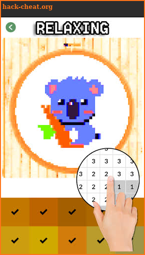 Animals Cross Stitch Color By Number : Pixel Art screenshot