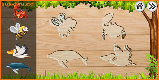 Animals educational puzzle games for kids screenshot
