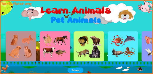Animals for kids with sound screenshot