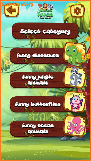animals kid matching games screenshot