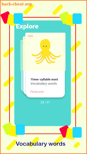 Animals learning cards screenshot