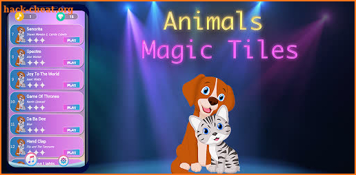Animals Magic Tiles Offline screenshot