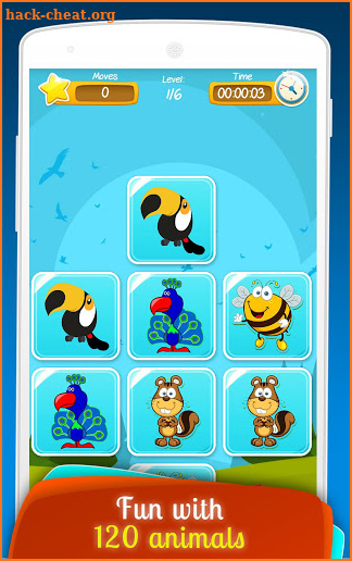 Animals Memory Game for Kids screenshot