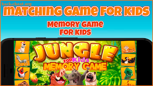 Animals memory game for kids. Matching game. screenshot