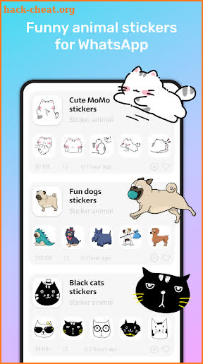 Animals Stickers for Whatsapp screenshot