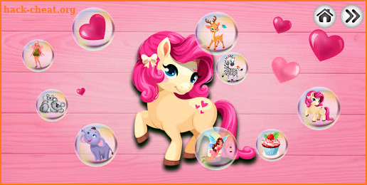 Animals unicorns, games for girls puzzles for kids screenshot