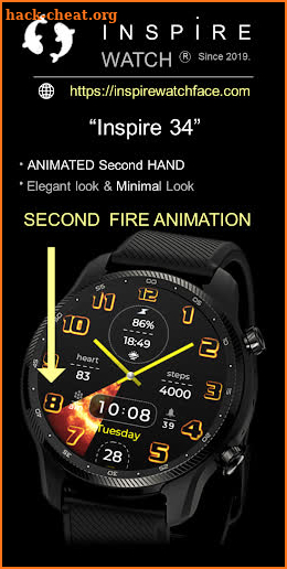 Animated Analog Watch Face 34 screenshot