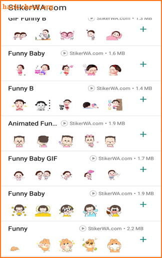 Animated Babies WAStickerApps screenshot