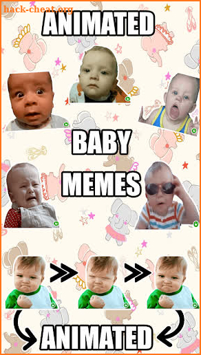 ANIMATED Baby Memes Stickers screenshot