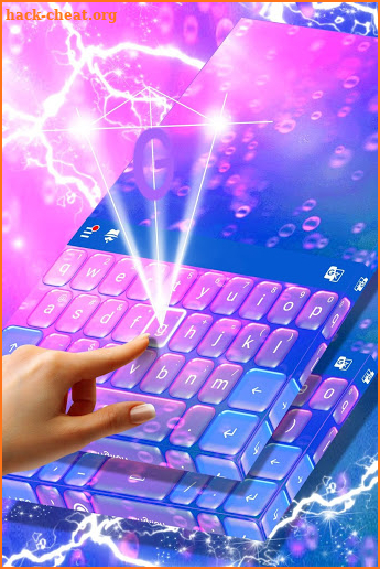 Animated Bubbles Keyboard Theme screenshot