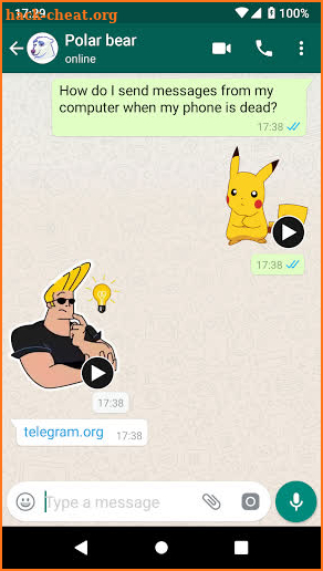 ANIMATED Cartoons WastickerApps screenshot
