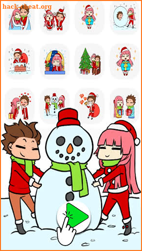 Animated Christmas Stickers For WhatsApp screenshot
