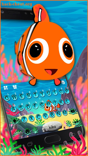 Animated Crown Fish Keyboard Theme screenshot