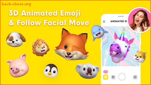 Animated Emoji- Animoji Avatar&Live Face App screenshot