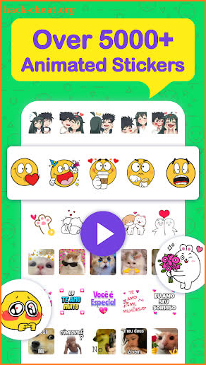Animated Emojis Sticker for WA screenshot