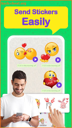 Animated Emojis Sticker for WA screenshot