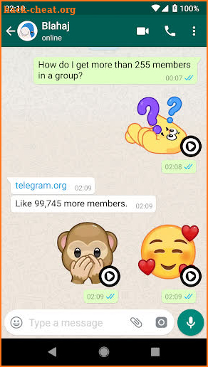Animated Emojis stickers WAStickerApps screenshot