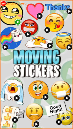 ANIMATED Emojis WastickerApps screenshot