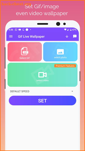 animated gif live wallpaper - Lite screenshot
