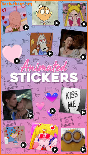 Animated Love Stickers! (WAStickerApps) screenshot