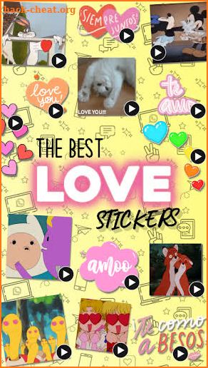 Animated Love Stickers! (WAStickerApps) screenshot
