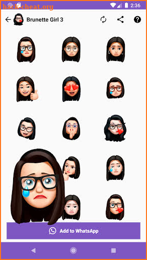 Animated Memojis and Emojis Stickers WAStickerApps screenshot