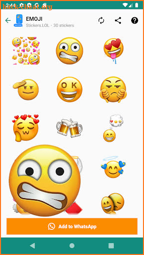 Animated Memojis and Emojis Stickers WAStickerApps screenshot