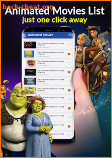 Animated Movies screenshot