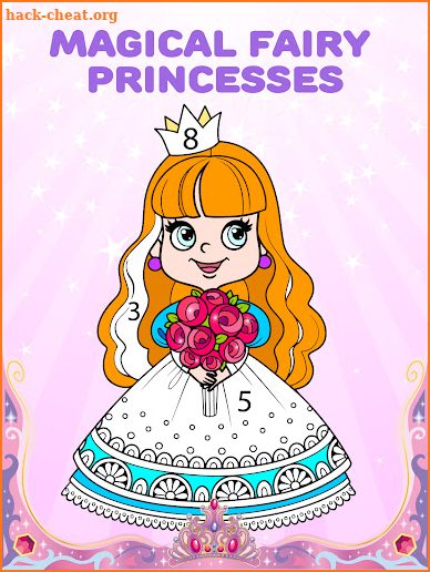 Animated Princess Coloring Boo screenshot